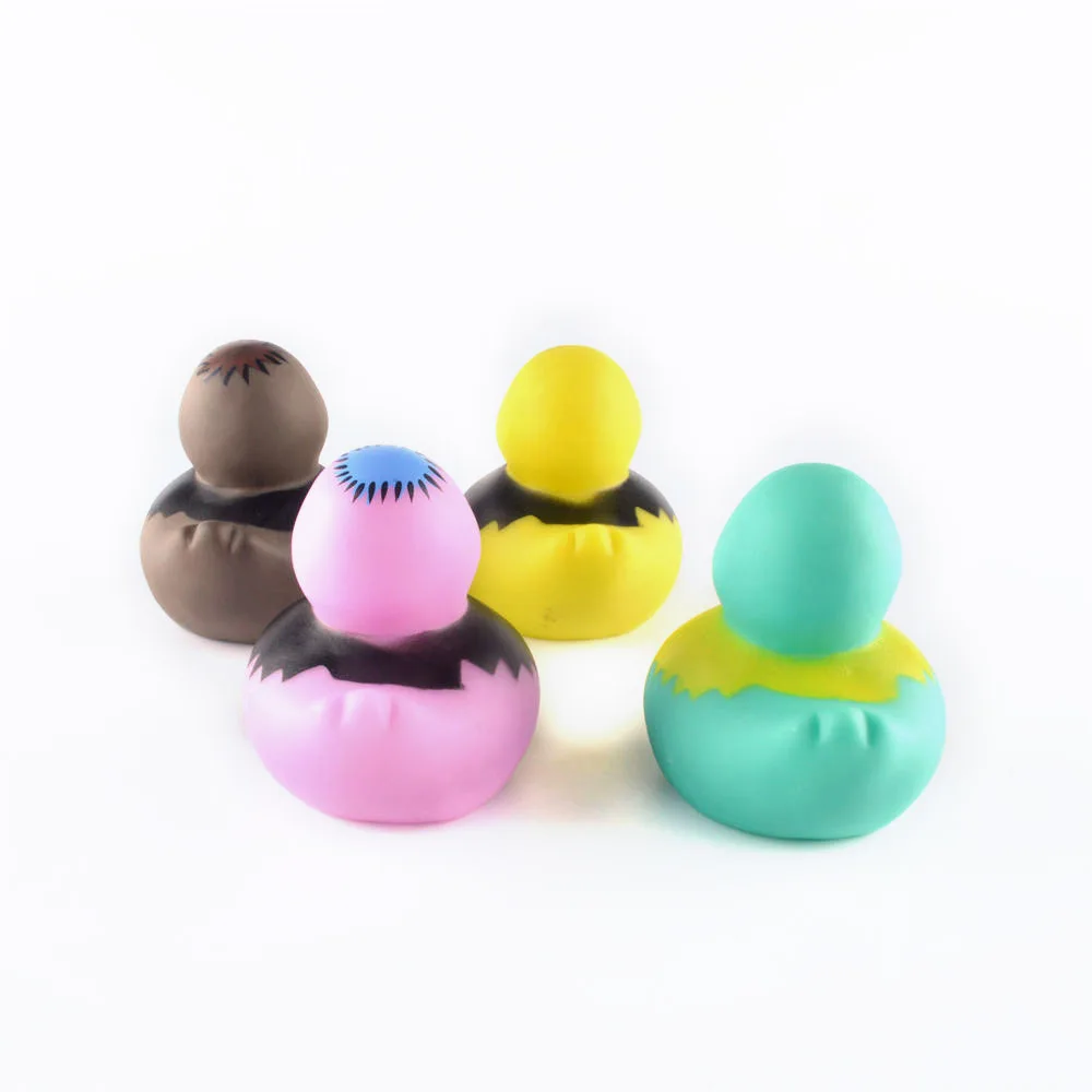 Wholesale Custom Portable Education Fun Cute Various Styles Colors Kids Bath Toys Duck Floating Rubber Ducks