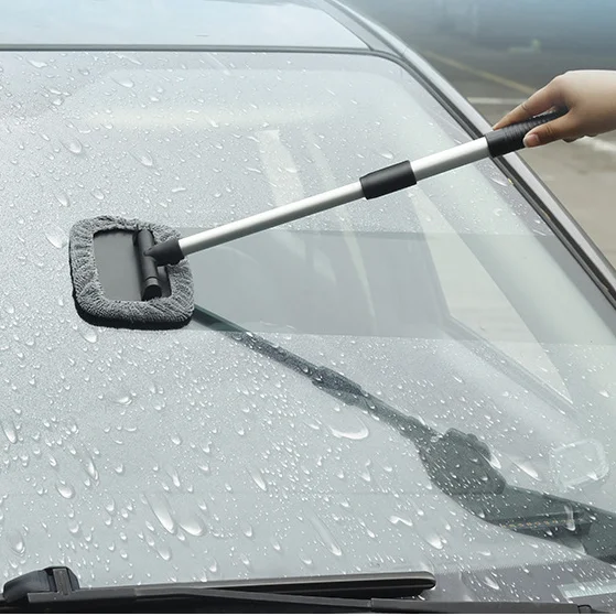 Factory Wholesale Mini Car Cleaning Glass Thickened Duster 180 Rotary Blast Car Mop