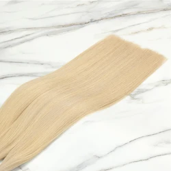 High Quality 100% Human Hair Extension Russian Tape In Hair Extensions Remy Bone Straight Tape In hair Extensions