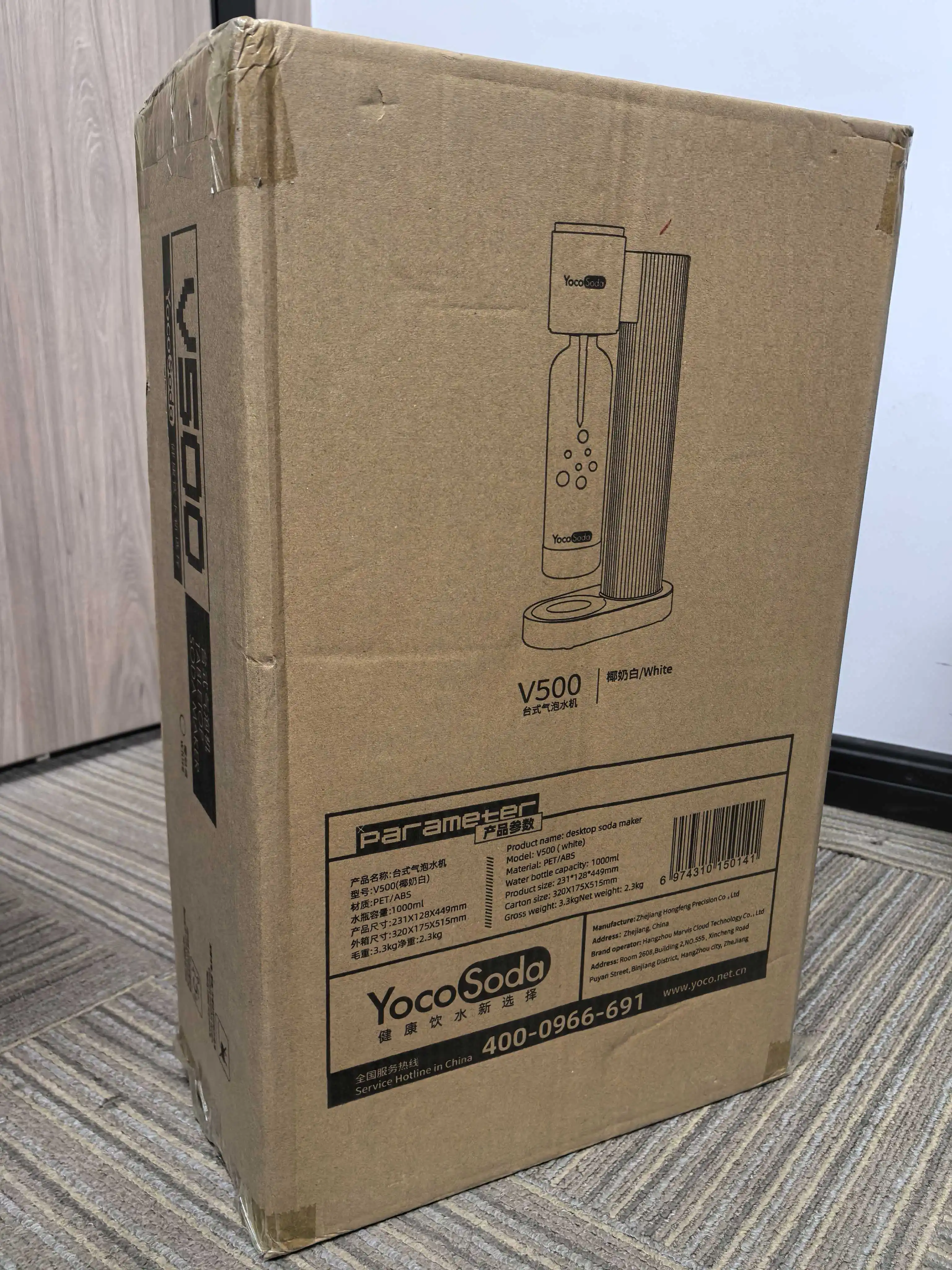 Ручной портативный аппарат для газирования воды (для дома автофургона настольный) холодного типа распродажа