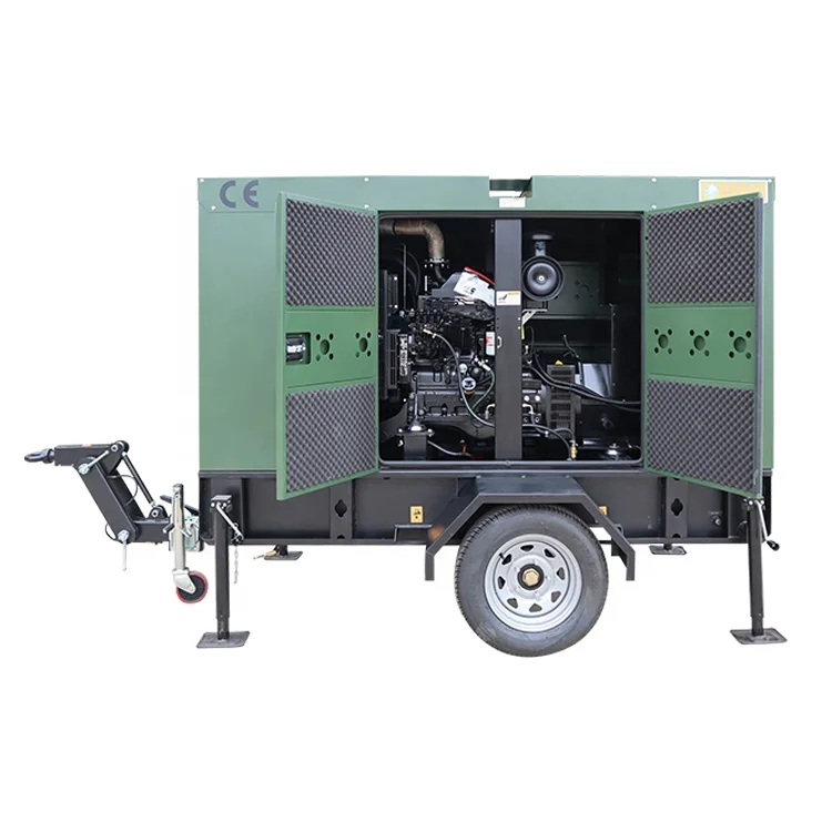 20kva30kva40kva50kva60kva Movable  diesel generator price  with cummins perkins weichai and yangdong engine