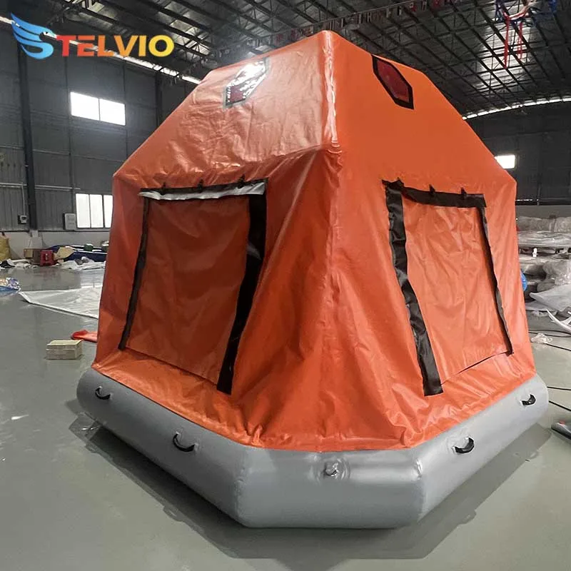 OEM Factory Air Column Inflatable Floating Tent Camping On Water Island of Fish Tent