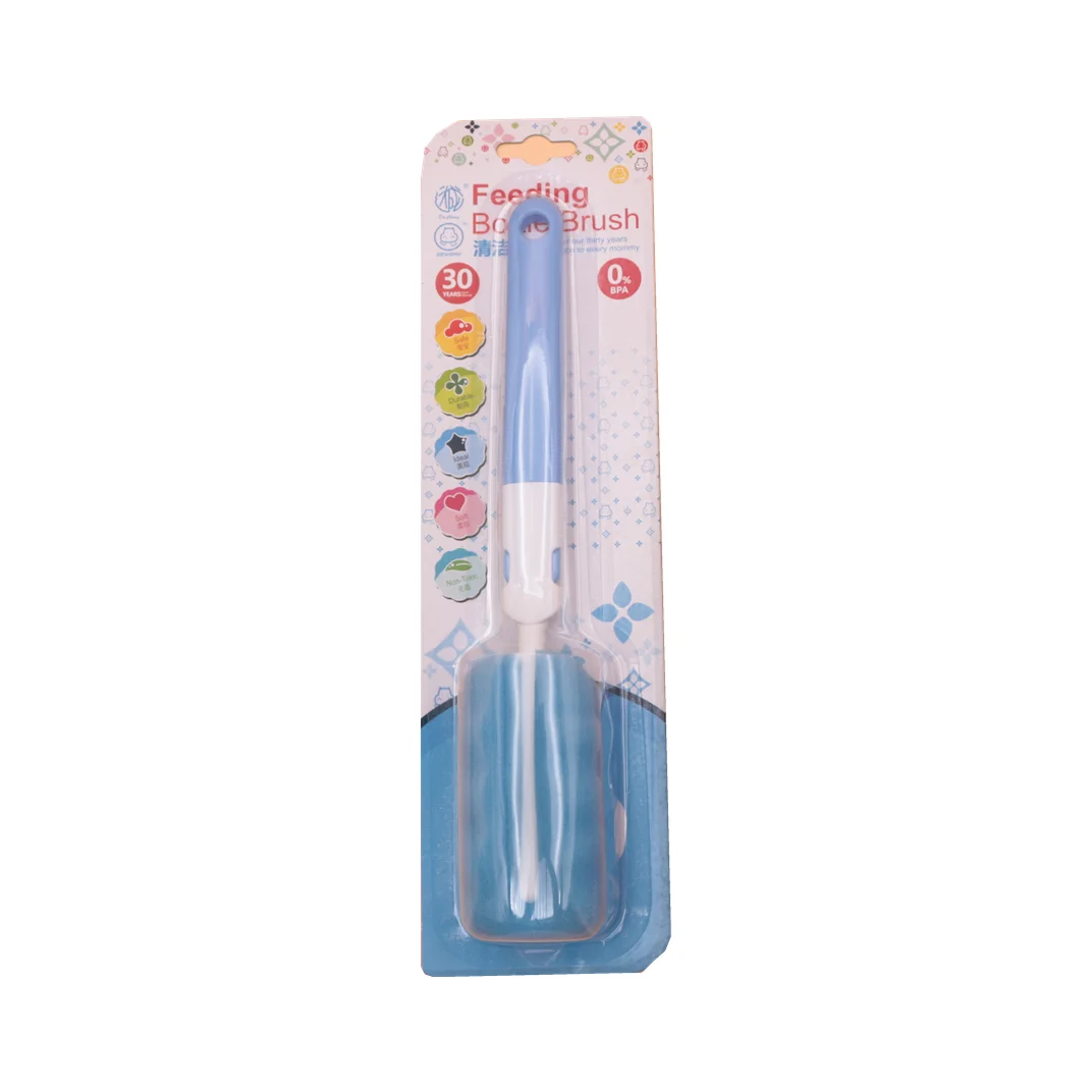 straight handle sponge bottle brush bath brush water cup cleaning brush kitchen cleaner