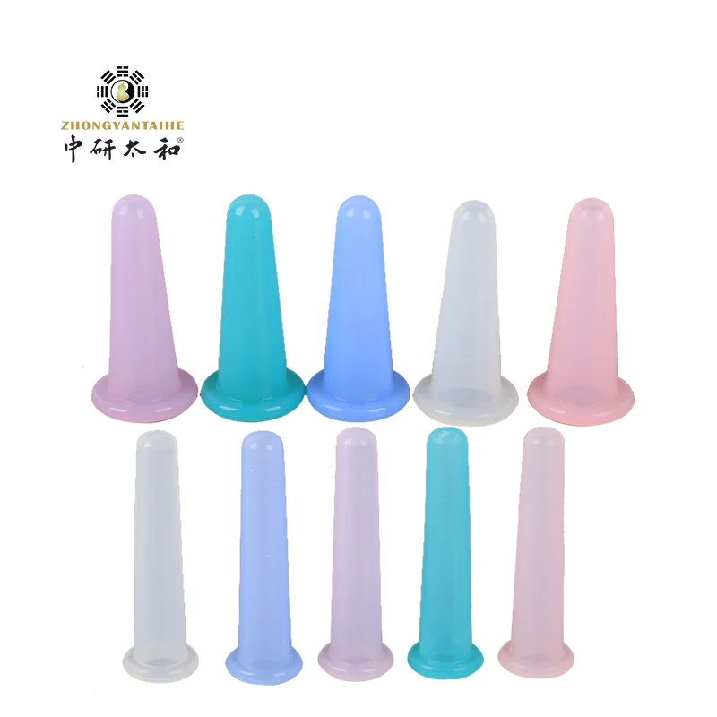 Hot-Sales Silicone Facial Cupping 4 Cups Silicone Cupping Set