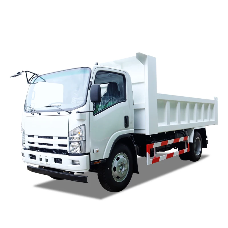 Euro 4 emission Isuzu NPR  4 ton tipper truck air brake dump trucks dumper for sale