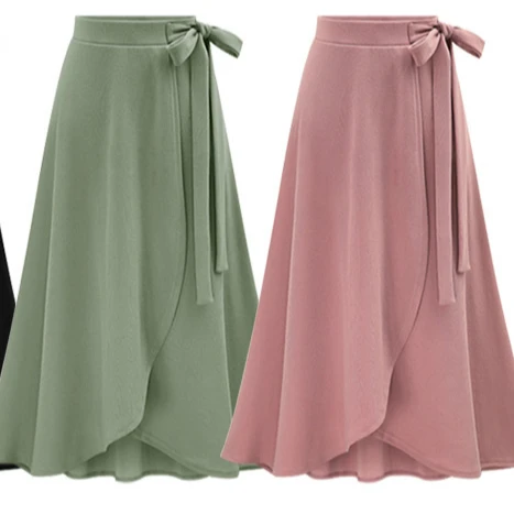 Wholesale Summer Ladies Plus Size Dress Elegant Skirt Maxi Long Straight For Womens Cheap Skirts Casual Plus Size Womens Skirts