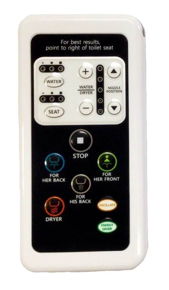 Remote Control Replacement for the ISB-200 Ultimate Bidet Electronic Toilet Seat