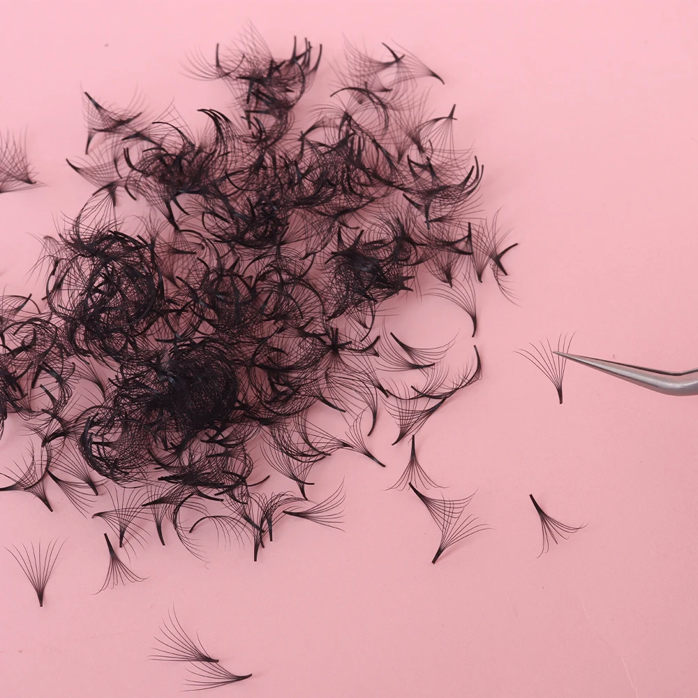 Pro Made Fans 500 1000 0.05 0.07 Pointy Base Premade Fans Russian Volume Loose Fans Eyelash Extensions