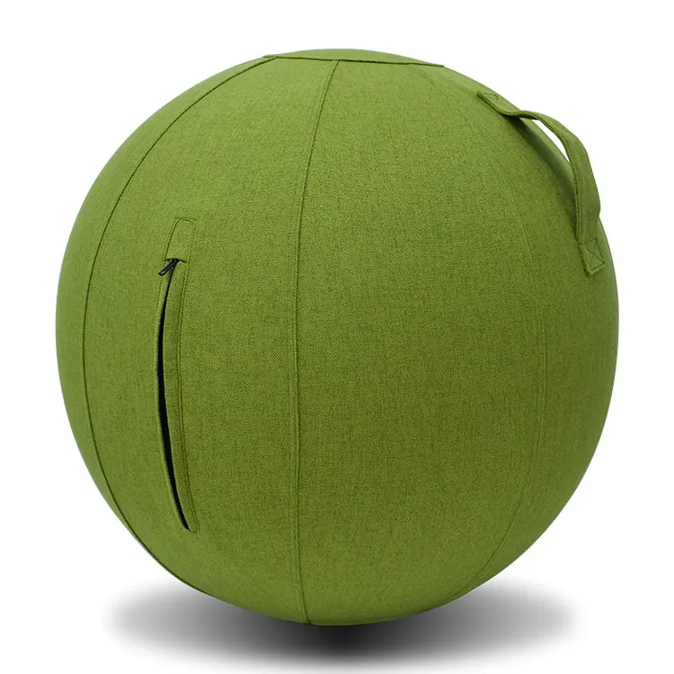 2022 Custom Make Yoga Massage Ball Exercise Fitness Yoga Ball Chair With Rope Cushion Exercise Yoga Balance Ball Chair Covers