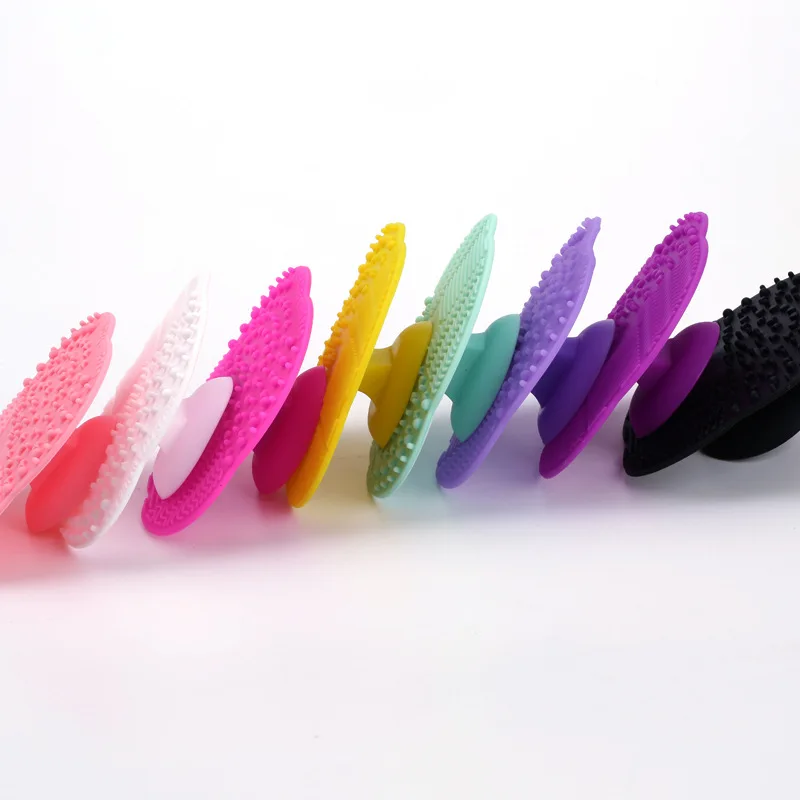 Hot Selling Beauty Tools Cleaning Scrubbing Pad Washing Tools Silicone Make Up Cleaning Brush Scrubber Pad with Suction Cup