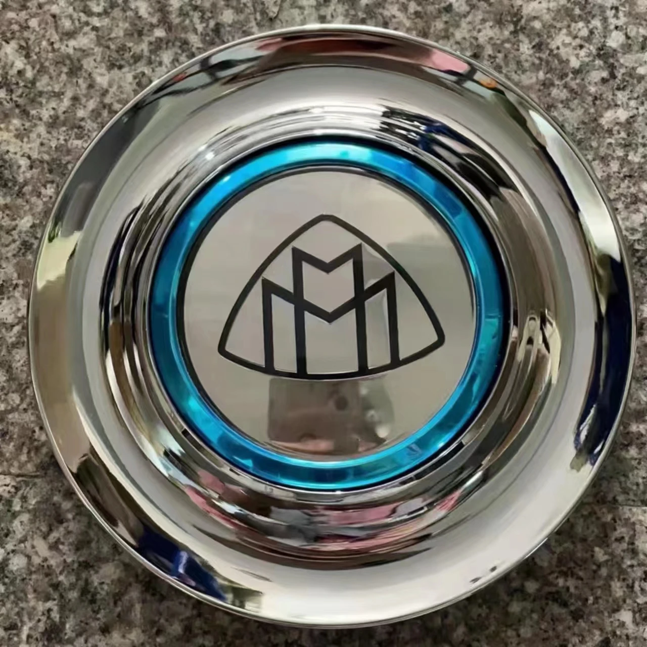 Large Silver Chrome Black floating Center Wheel sticker Rim Hub Caps ABS Finishing Emblem for BENZ BMW ROLLS ROYCE Audi