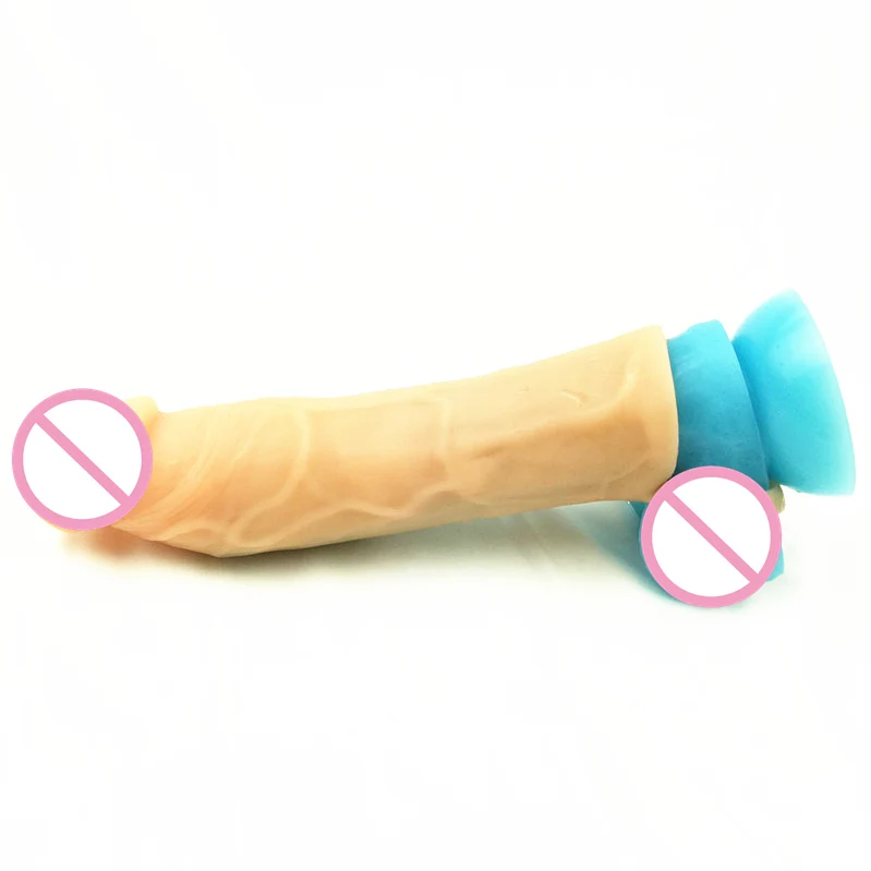 Soft Hollow Wearable liquid Silicone Penis Sleeve Enlarge Extend male Stamina realistic reusable penis sleeve for male sex toys