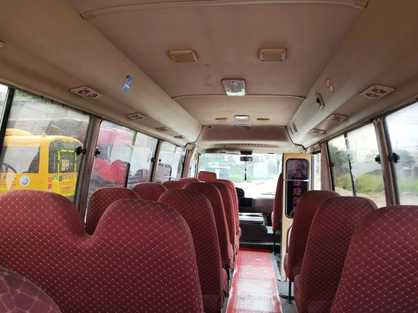Used superior coach bus second hand petrol diesel toyotai coaster car accept customization 30 seaters used car