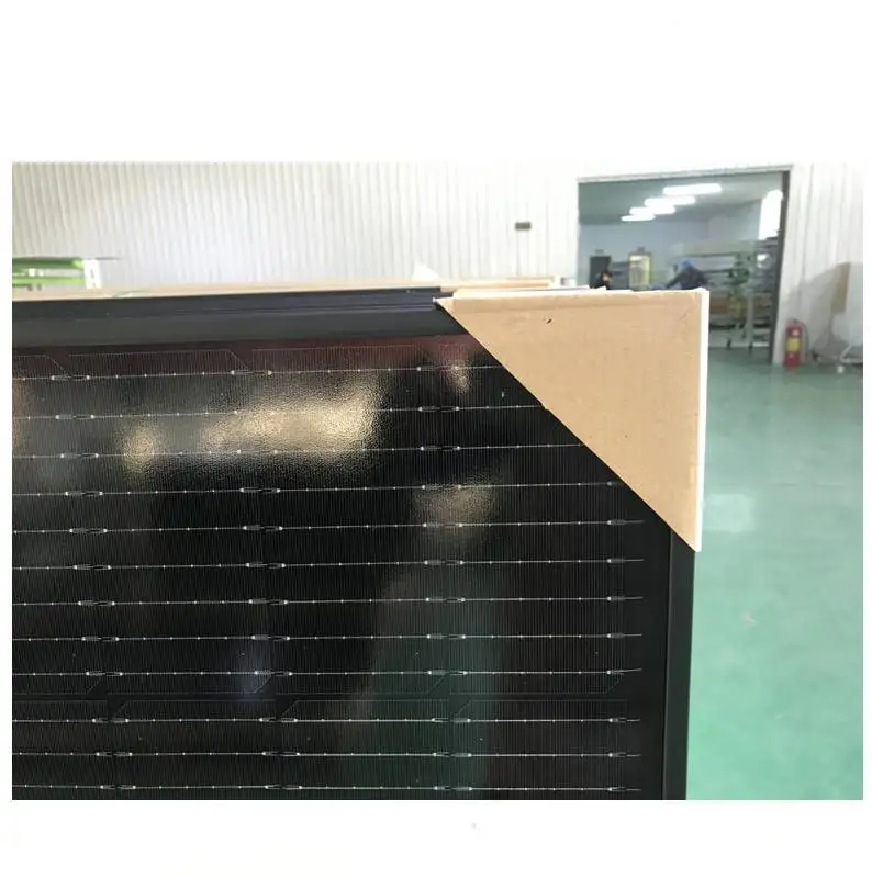  high quality half cell pv module 440w 450w black solar panels for