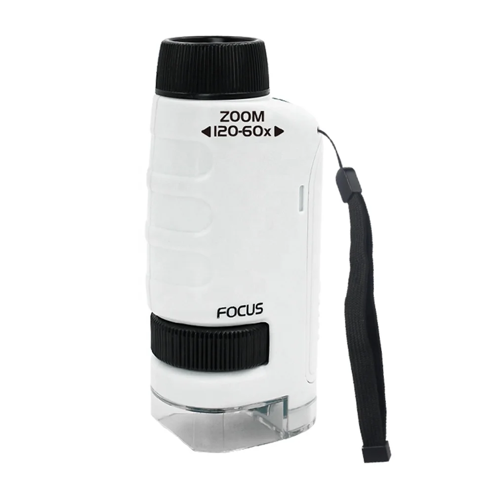 SD225 Mini Handheld Microscope Toy 60x-120x Kids Portable Pocket Microscope Toys For Children