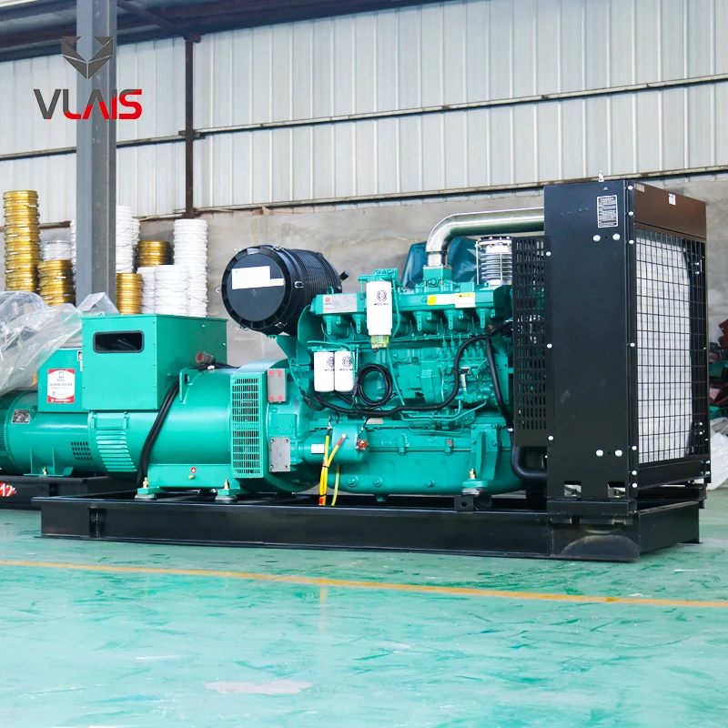 100kva 80kw Vlais diesel generator for emergency power original Vlais engine 6BT5.9-G2 80kw silent type diesel generator