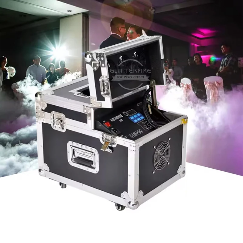 DMX-512 600 Вт безопасная машина для похудения на масляной основе тонкая дымовая двойная противотуманная свадьбы