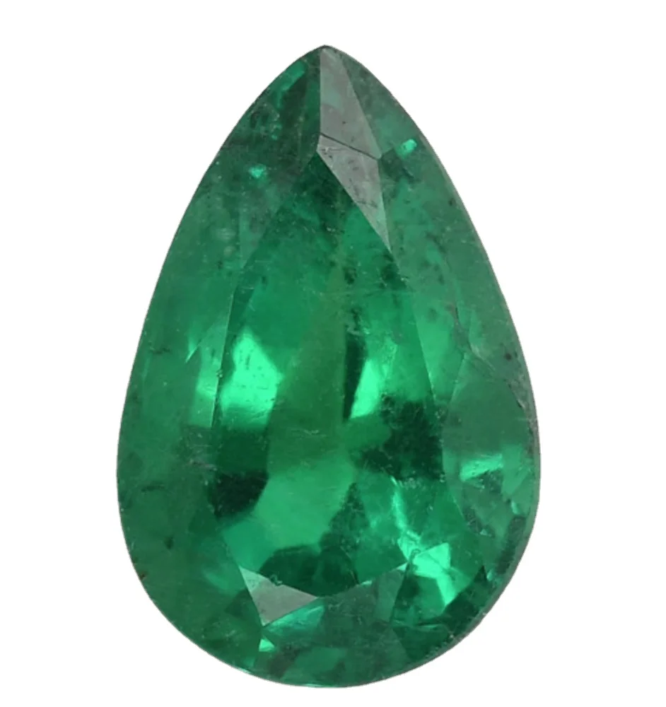 3.73 Carats Pear Cut Zambian Emerald Loose Gemstone Precious Gemstone Price Loose Emerald