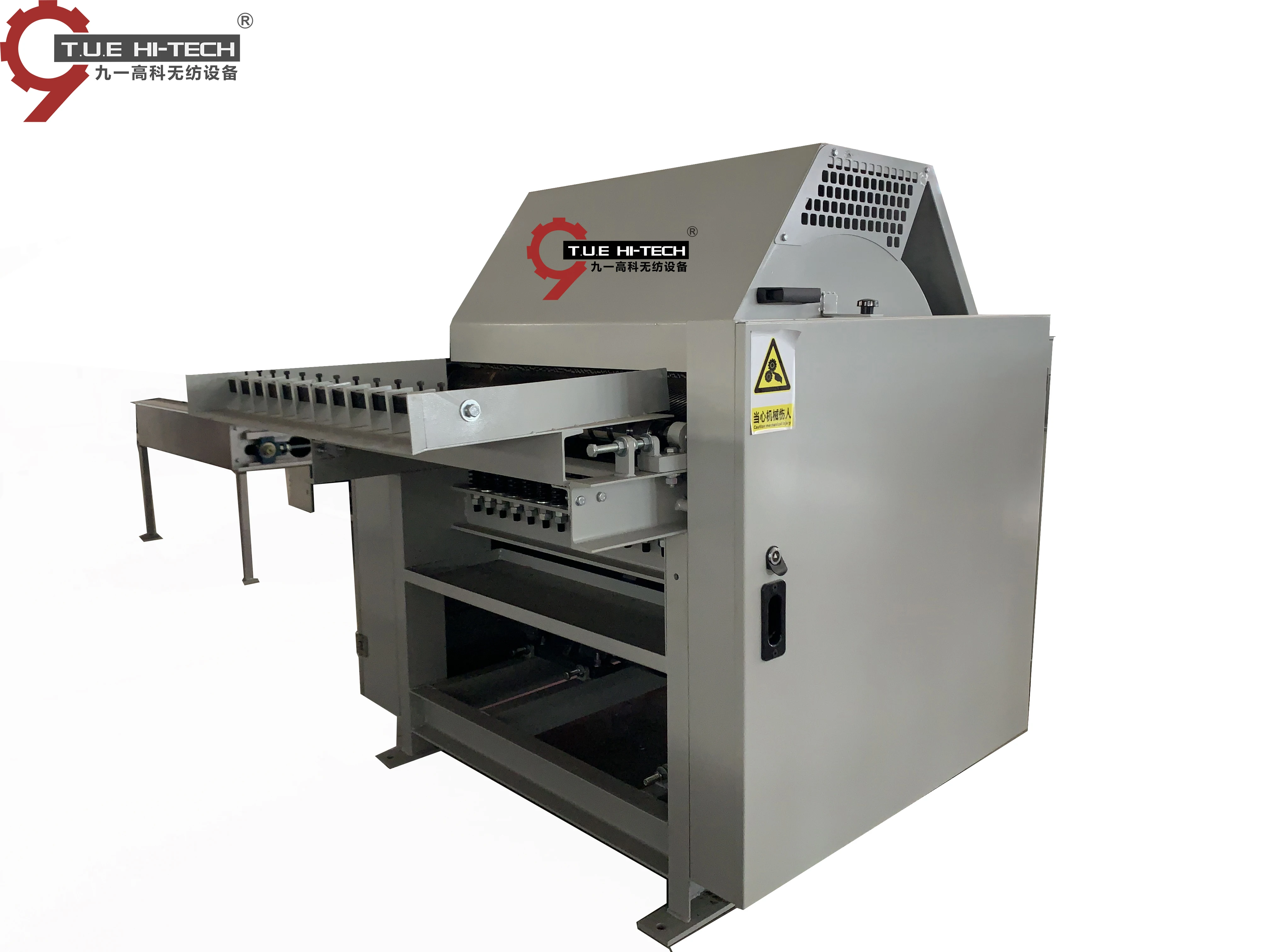 Waste Rag Tearing Machine Non Woven Waste Textile Recycling Line The Trimmed Fabric Opener Recycler