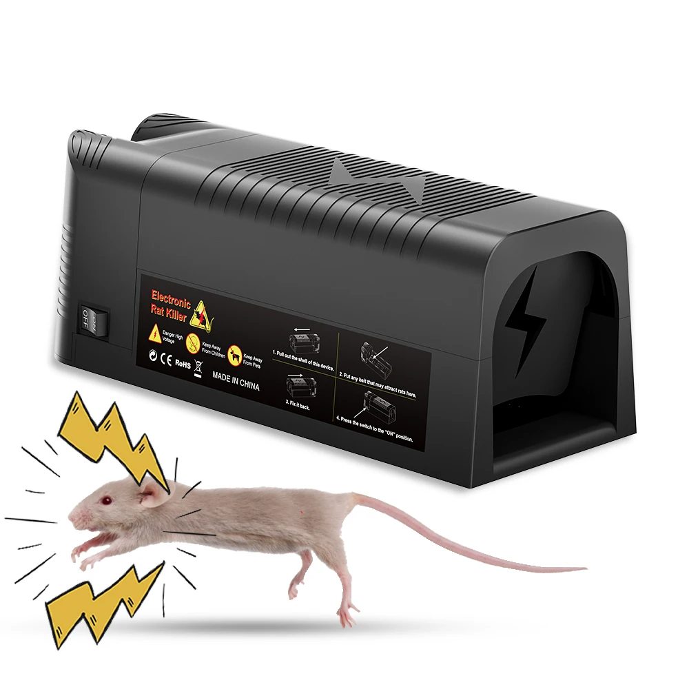 X-Pest 2024 Best Humane Mouse Trap With Long-Lasting Battery To Kill Mouse/Rat/Rodent Safe for humans and Pets Smart Mouse Trap