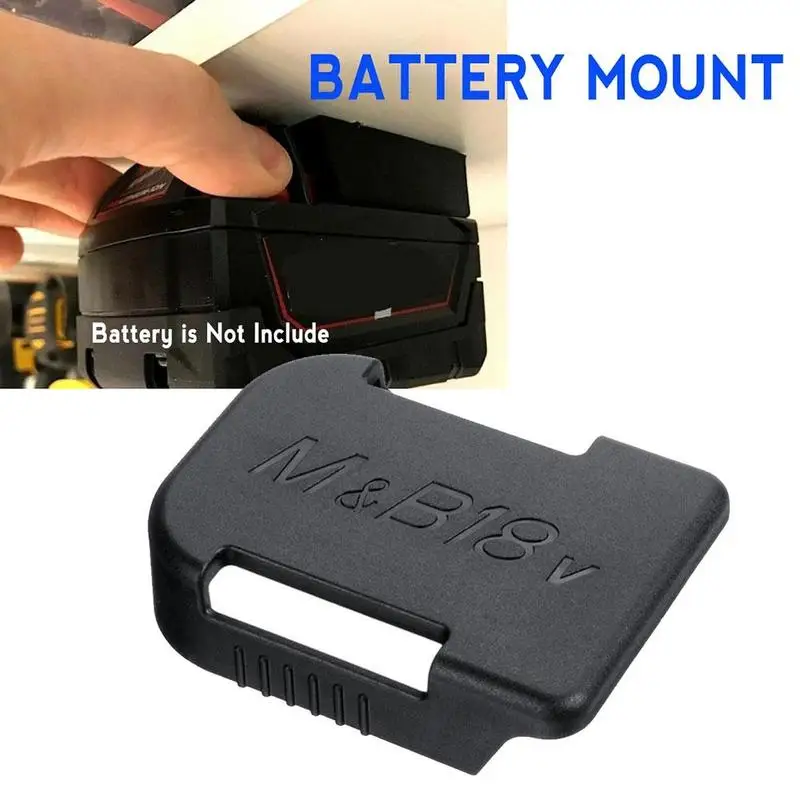 Держатель мощный черный держатель аккумулятора для инструментов Makitas/Bosches 18V держатель аккумулятора