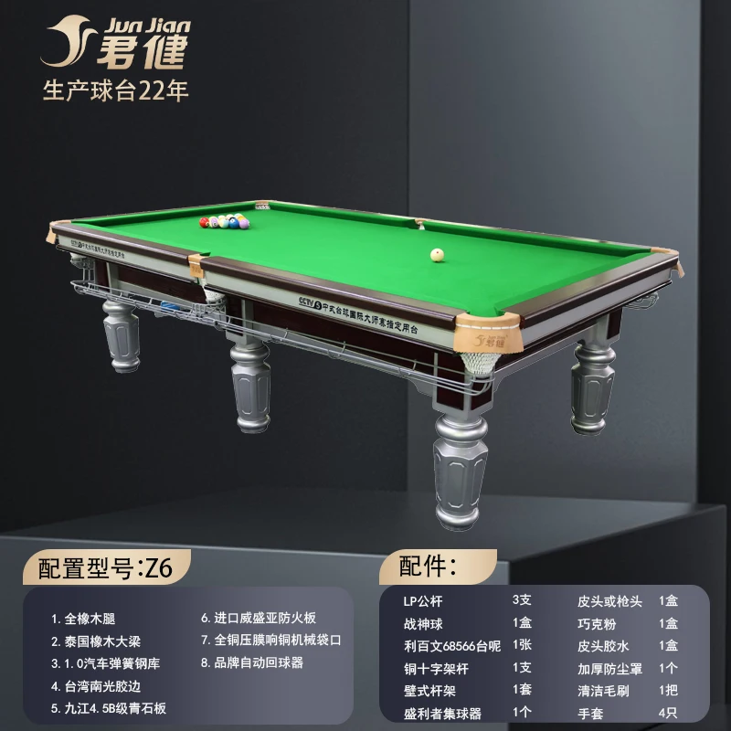 9 Feet Slate Billiard table pool  snooker table