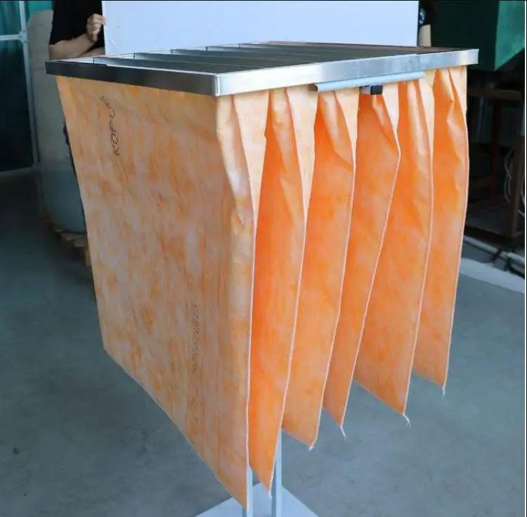 Фильтр-мешок для чистых помещений первичный фильтр мешкового типа грубой очистки класс эффективности G4 систем кондиционирования и пылеулавливания