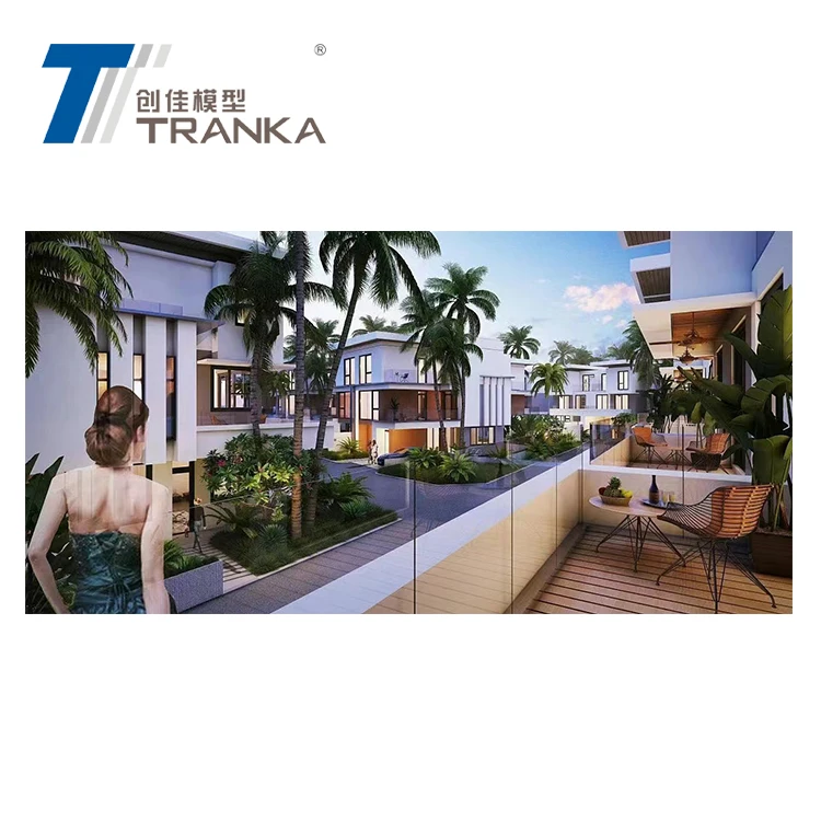 3D max landscape architecture rendering for presentation & poster