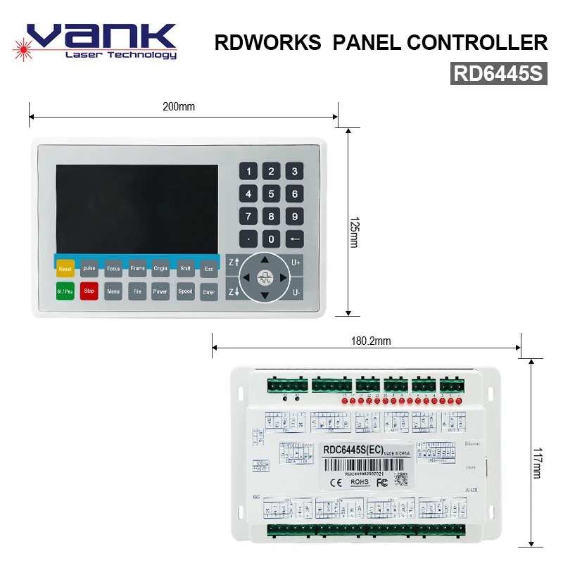 RDC 6445S 6445 6442 Laser Equipment Parts Ruida Co2 Laser Control Board 6445 Controller