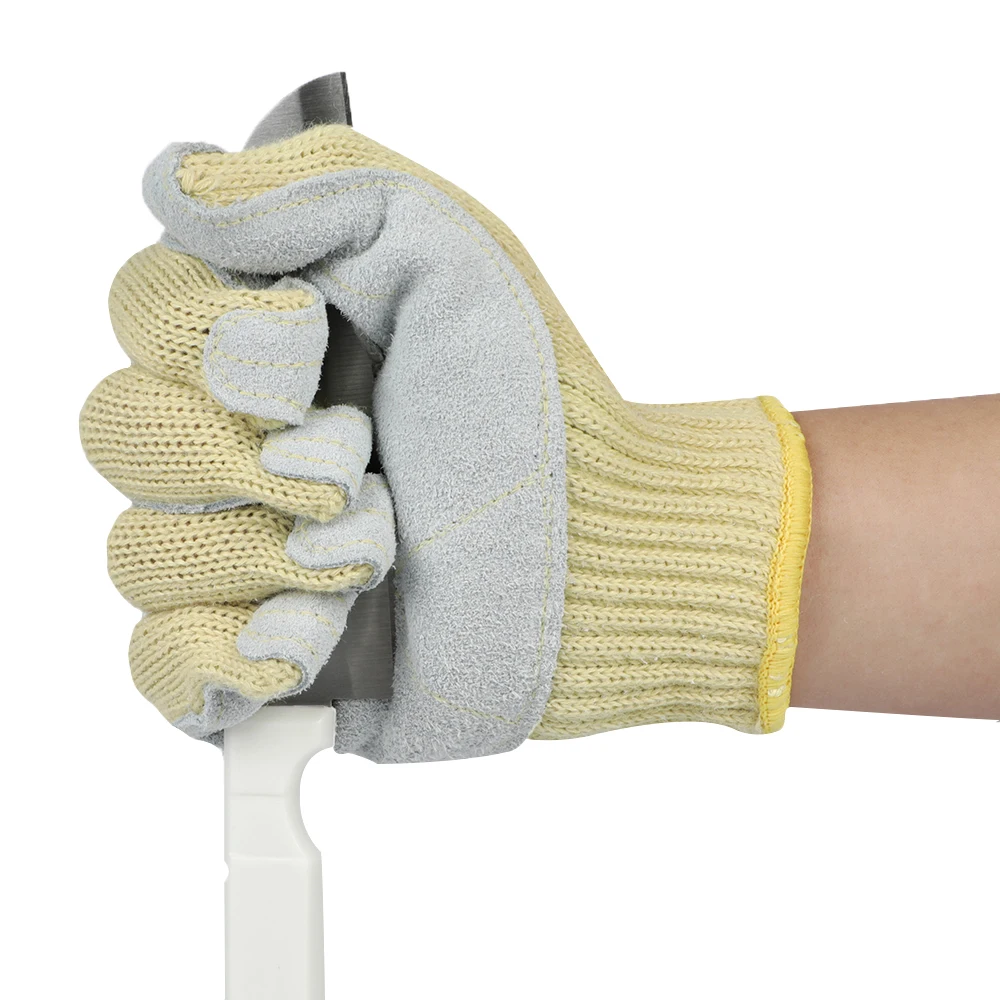 En388  Level 5 Cheap 13g Hppe Cut Proof Safety Kitchen Cry Anti Cut Resistant Gloves