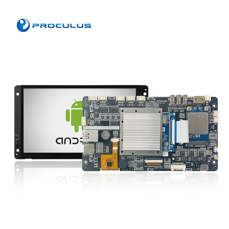 Proculus 7 inch China android lcd module tft display screen touch lcd display control board LCM high resolution for smart home