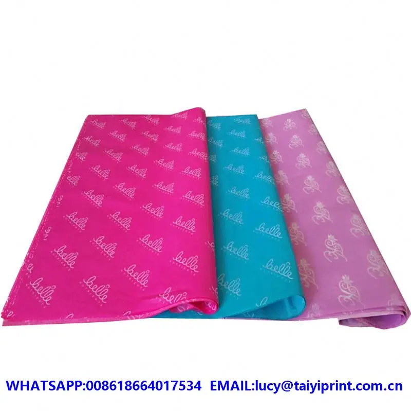 
customized tissue wrapping paper with company logo 