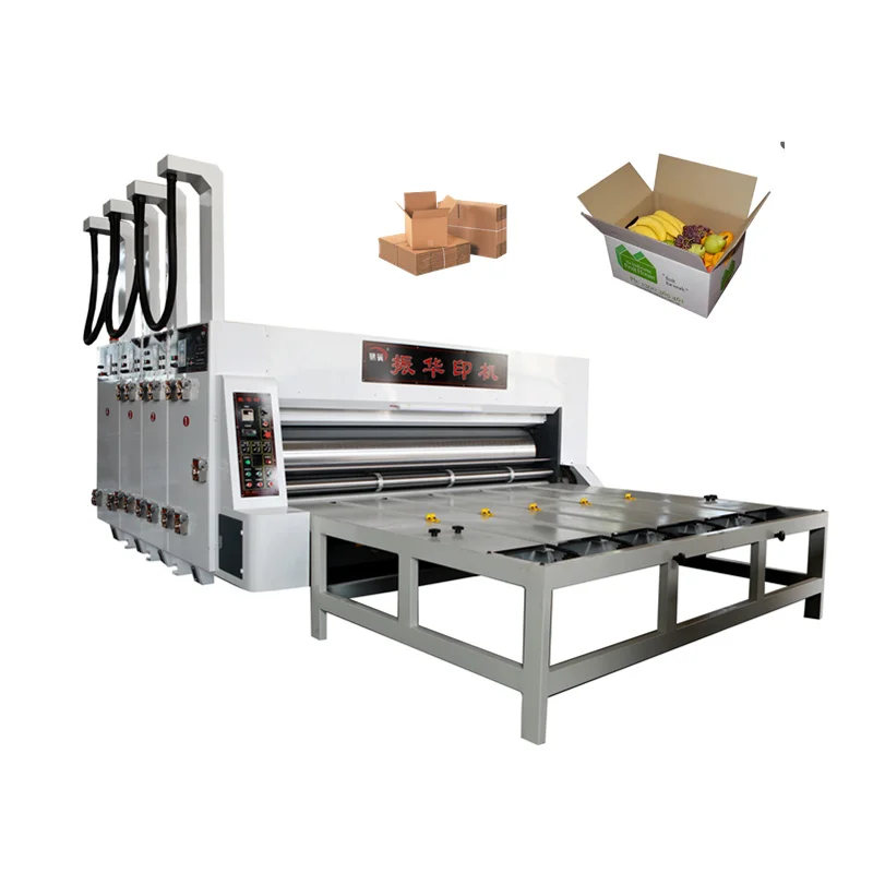 Source Direct Factory	 ZHENHUA Corrugated Carton Box Printer Slotter Semi Automatic 3 Color Flexo Printing Machine