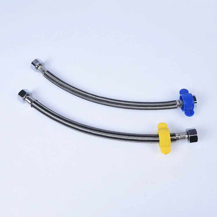 Hot Sale Ss Machine 7/8 Toilet Flex Stainless Steel Wire Braid Flexible Plumbing Hose