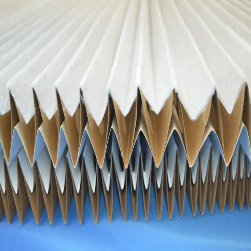 V-Type Kraft Pleated Filter Paper for car painting Booth Paint Stop Spray Booth  Pleated Paper Filter