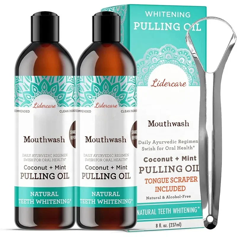 OEM ODM Wholesale Organic Oil Pulling Mouthwash Private Label Mouth Wash Guangzhou Factory Manufacturer