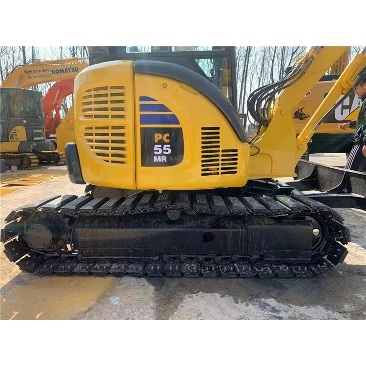 Good Condition used komatsu PC55 Excavator PC55mr Excavator  Made in Japan with bucket spare parts