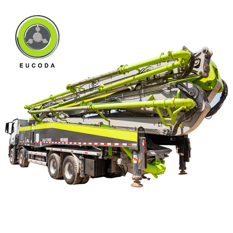 Good Price Of New Product 63M Hydraulic Pump Self Loading Concrete Mixer Truck With Pump