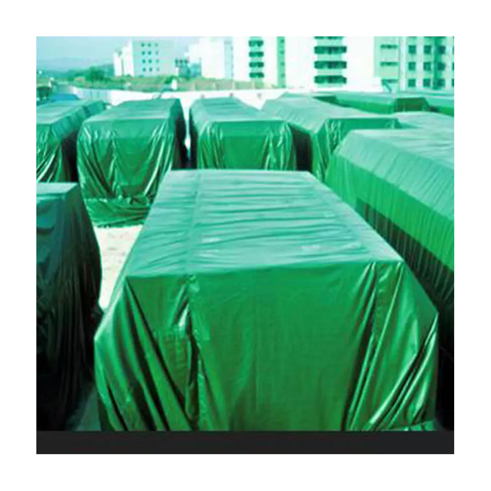 Green Cover Protective Manufacturer Sunscreen Waterproof Canvas Fabric Tarpaulins