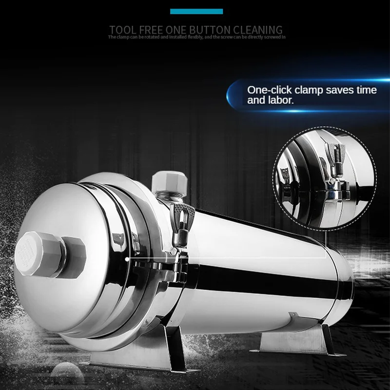 industrial water purifierstainless steel high flow 1000 litre water filter with hand-washable cartridge to water purifier system