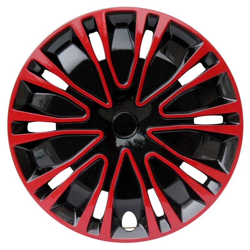 12 13 14 15 16 inch Two-color Baking Paint Automobile Wheel Hub Cover Modification Decoration Tire Cover