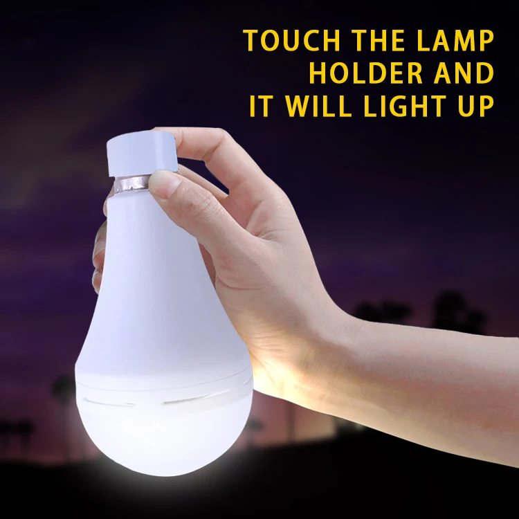 wholesale 9 watt  emergency e27 DC rechargeable led bulb lights manufacturer led bulbs price list