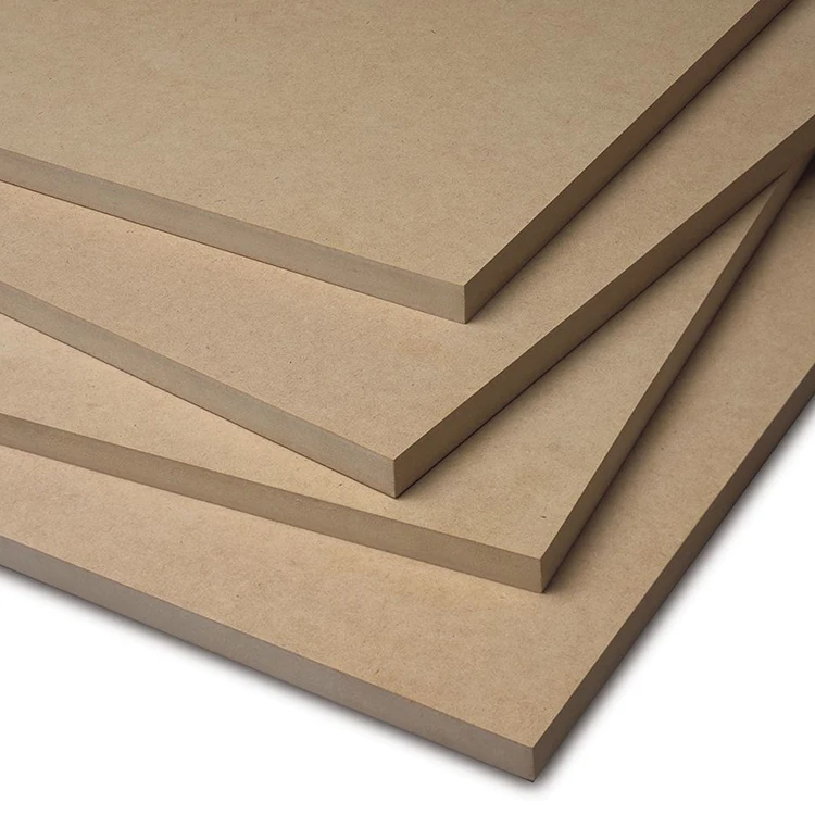 Plain mdf panel 3mm 18mm 12mm 16mm sublimation mdf fiber board laminated raw mdf board sheet furniture wardrobe
