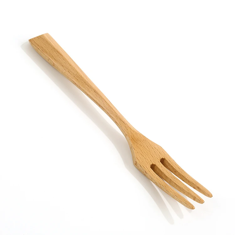 Custom Appetizer Fruit Beech Salad Spaghetti Wooden Fork