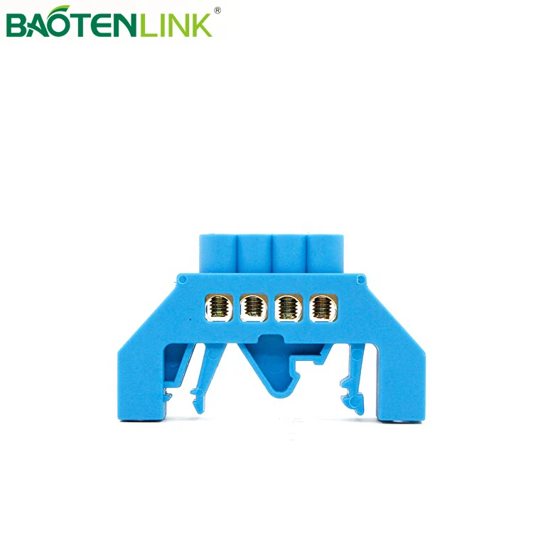 BAOTENG Din Rail Terminal Blocks Modular Screw Connection Power Distribution Block  Universal Electric Wire Terminal Block