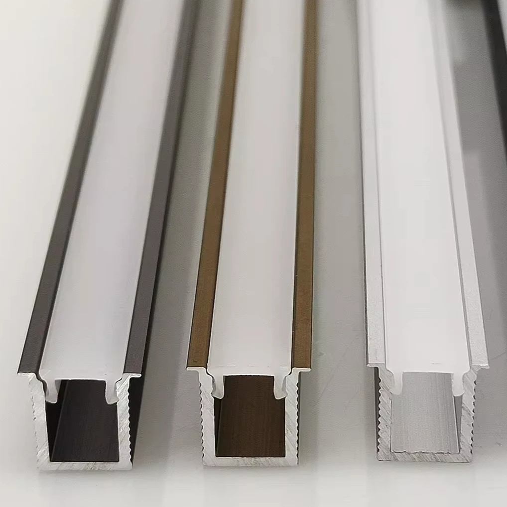 Cabinet lighting profiles glow 7.8*9.4 diode extruded channel aluminum profiles Embedded LED aluminum profiles