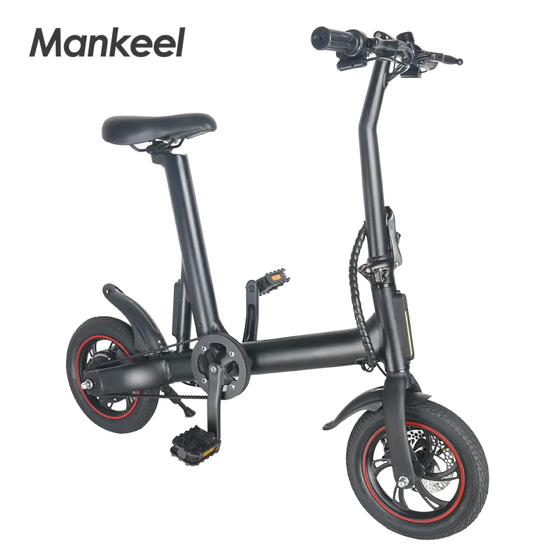 Mankeel 12 inch foldable electric bike 350w folding ebike hidden battery folding electric bicycle