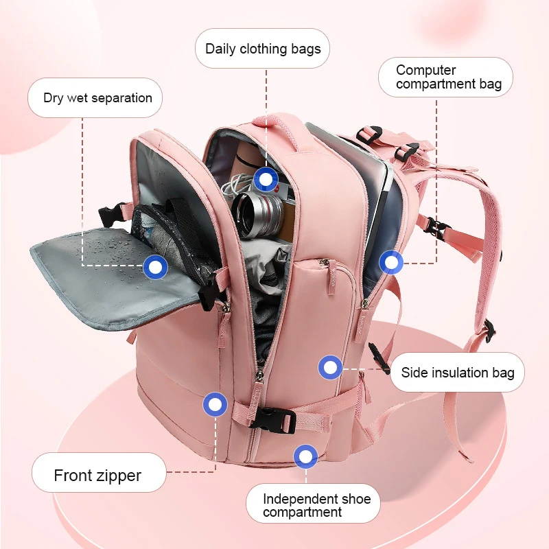 Travel Laptop Backpack wholesale Water Resistant Anti-Theft Bag with USB Charging Port Computer Business Backpacks for Women Men