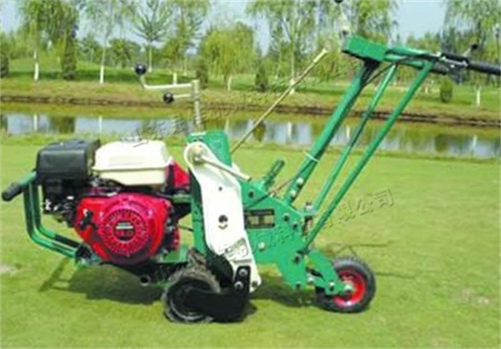 55mm hand-held walk-behind turf drafting machine artificial lawn shovel turf machine gasoline-powered lawn drafting machine