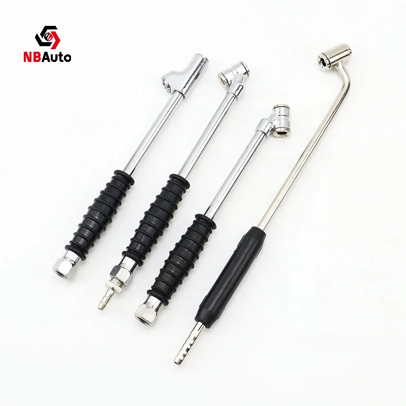 Professional Iron Tire  Inflation Tool Metal American Inflatable Connecting Rod With Multi-Length Snap-on Tire Air Chuck